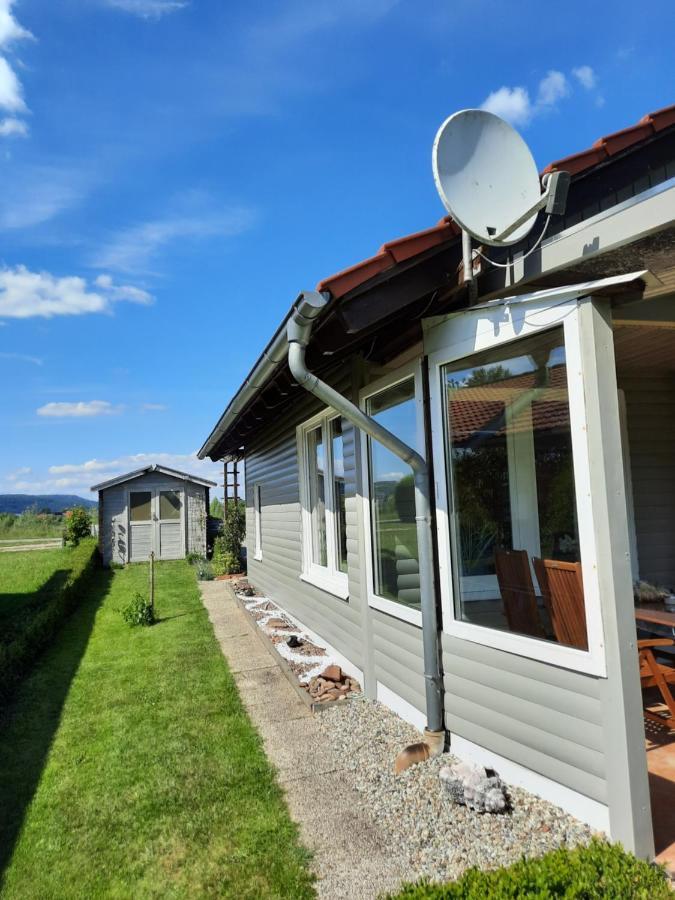 Ferienhaus Am Weserberglandsee Lauenforde Esterno foto