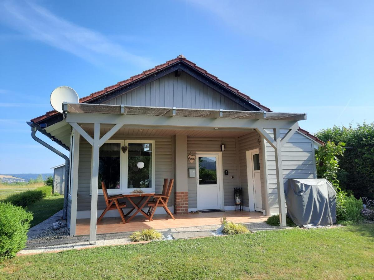 Ferienhaus Am Weserberglandsee Lauenforde Esterno foto